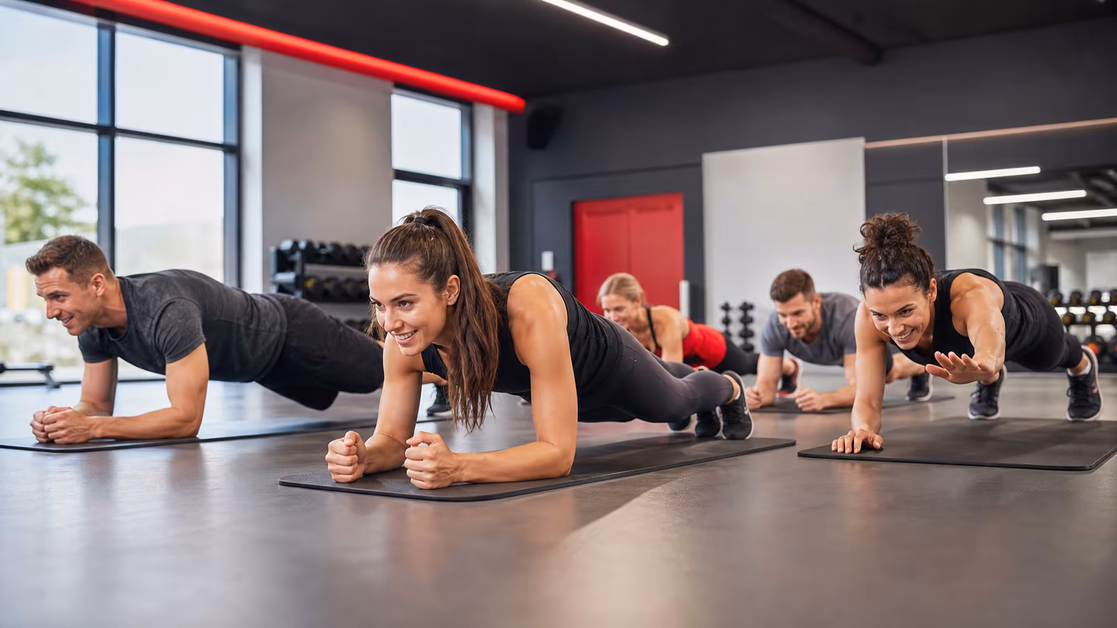 Kurze Rumpf- und Bauchtrainingseinheit bei PROTRAIN.