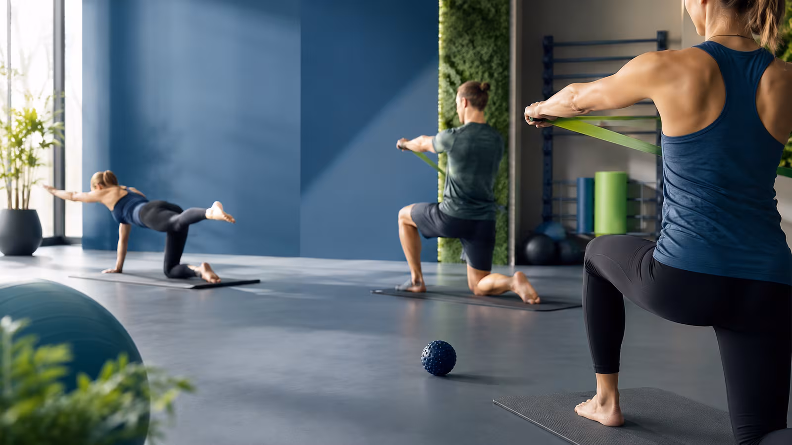Rückenfit-Kurs mit gesundheitsorientierter Übung bei PROTRAIN.